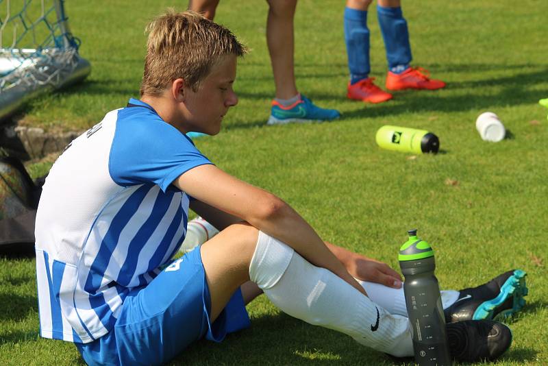 Fotbalový přípravný zápas mladších žáků U13: FK Čáslav - FK Admira Praha 13:2 (4:1, 3:1, 6:0).