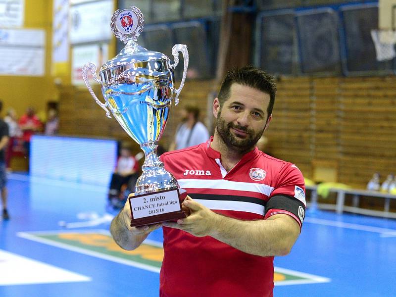 III. zápas finále play off CHANCE futsal ligy: FK ERA-PACK Chrudim - FC Benago Zruč n. S. 7:5 (5:2), 29. května 2016.