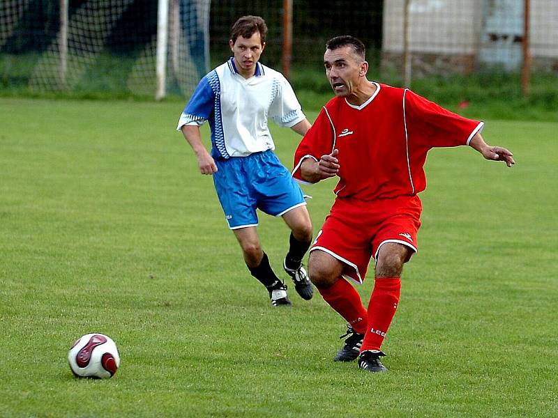 Fotbal: Žleby - Malín