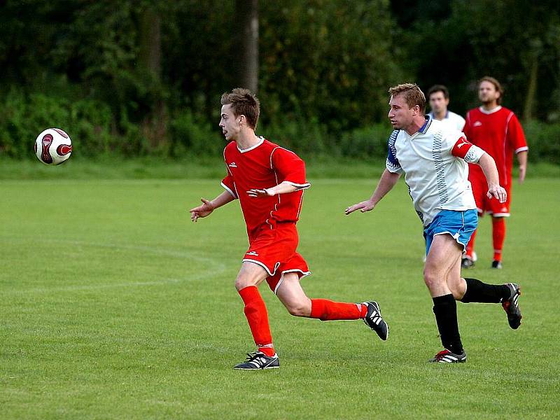 Fotbal: Žleby - Malín