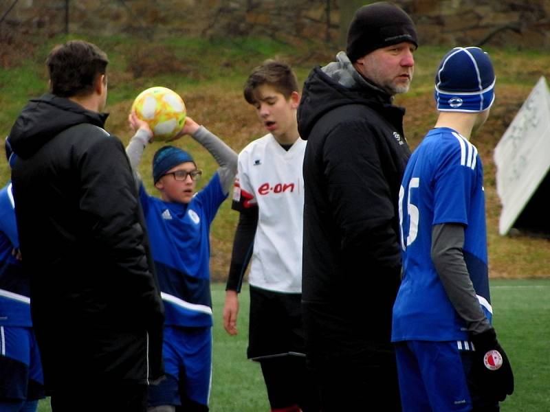 Fotbalový přípravný zápas, mladší žáci, kategorie U13+U12: FK Čáslav - SK Sparta Kolín 8:5 (1:0, 2:2, 5:3).