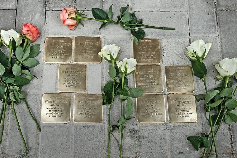 Stolpersteiny v Kutné Hoře.