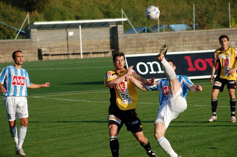 Z utkání II. ligy Zenit Čáslav - Hradec Králové.