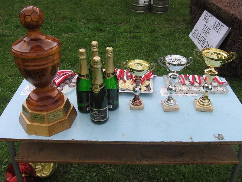 Červenojanovický Pukma Cup 2009 - slavnostní vyhlášení výsledků 12. ročníku turnaje v malé kopané.