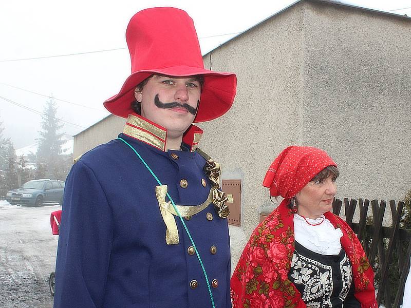 Masopustní průvod prošel Kaňkem