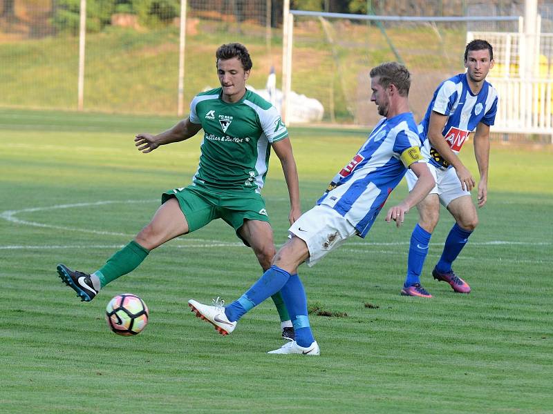 Fotbalisté Čáslavi dotáhli zápas 1. kola Mol Cupu do penaltového rozstřelu, ale v něm Vlašimi podlehli.