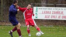 Fotbal I. B třída: Tupadly - Tuchoraz 2:0, neděle 16. listopadu 2008