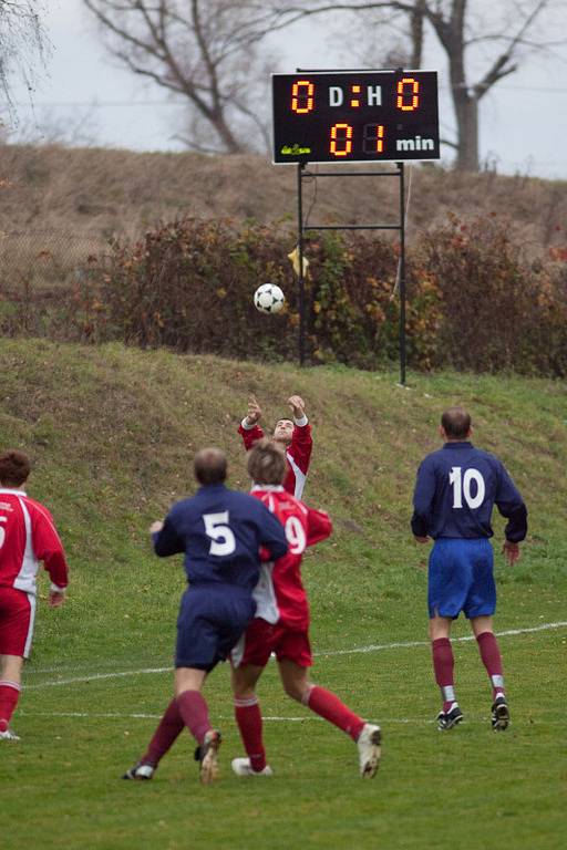 Fotbal I. B třída: Tupadly - Tuchoraz 2:0, neděle 16. listopadu 2008