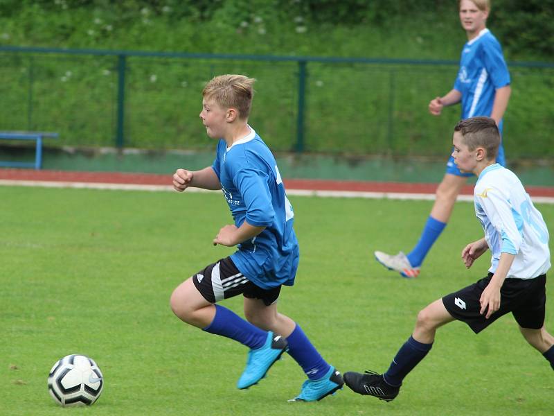 Z modelového utkání čáslavských týmů U14 a U13.