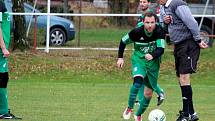 Fotbalová III. třída: TJ Sokol Červené Janovice - FK Miskovice 1:2 (0:2).