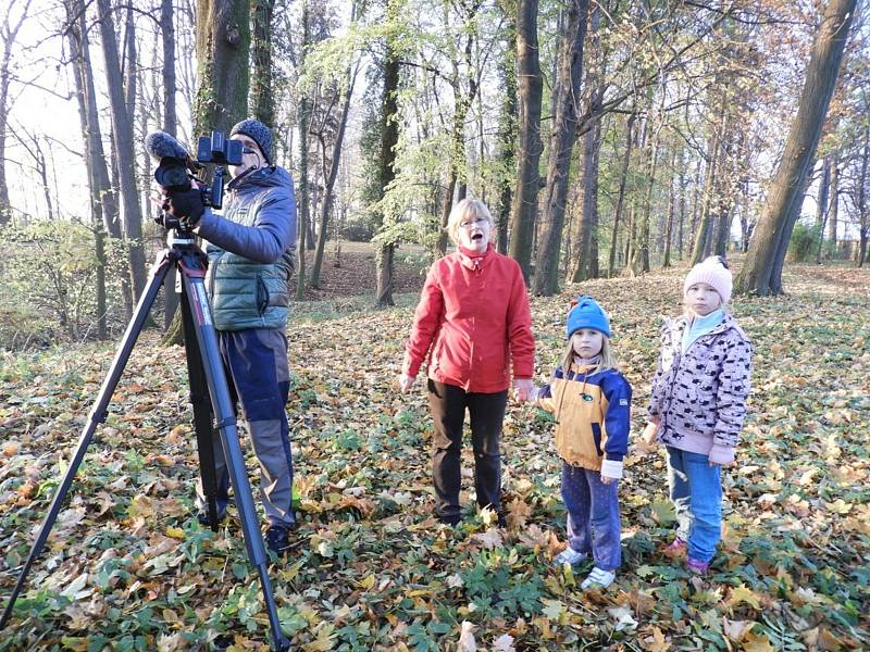 Z natáčení televizního pořadu 'Toulavá kamera' na Čáslavsku.