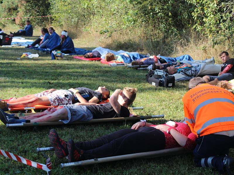 Trénink ISZ na Dopravním učilišti Čáslav