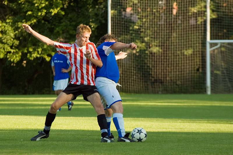 Z utkání IV. třídy B Sedlec B - Malešov B 2:2, neděle 31. srpna 2008 