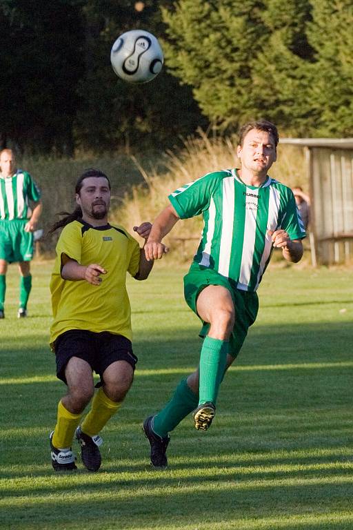 Z utkání III. třídy Suchdol B - Miskovice 1:0, neděle 31. srpna 2008