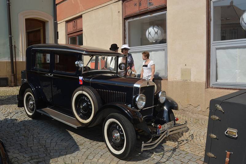 Veterán Rallye Kutná Hora v neděli.