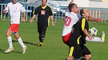 Fotbalová IV. třída, skupina B: TJ Sokol Malín B - SK Malešov B 6:4 (3:2).