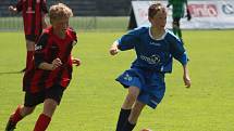 Fotbalový přátelský zápas, starší žáci, kategorie U14: FK Čáslav - MFK Chrudim 1:6 (1:2).