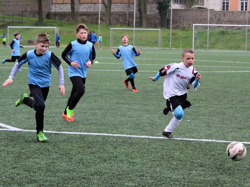 Okresní přebor mladších žáků, středa 19. dubna 2017: FK Čáslav E - FK Čáslav F 12:3.