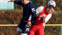 Z utkání I. B třídy Paběnice - Ostrá 0:3, sobota 1. listopadu 2008