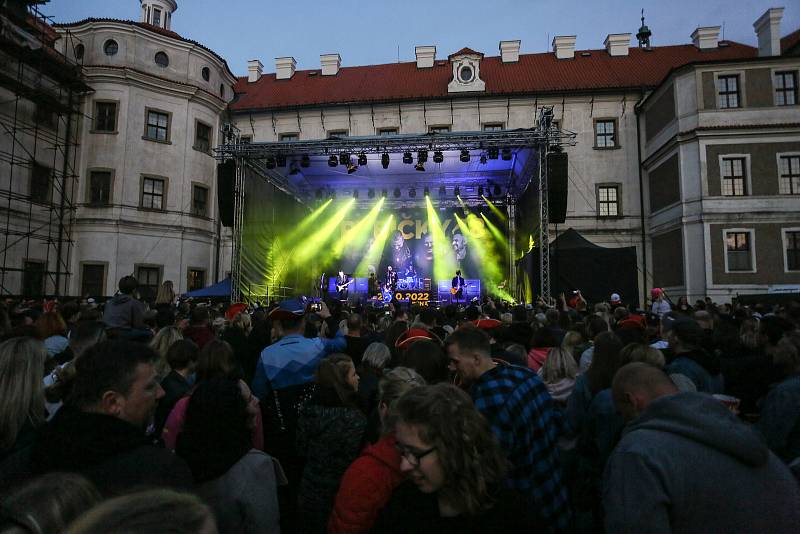 Z koncertu kapely Rybičky 48 v sobotu 7. května 2022.