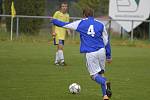 Utkání 7. kola okresního fotbalového přeboru: Zbraslavice - Sázava B 2:3.