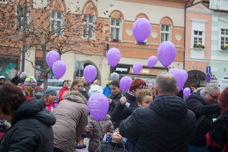 Vypouštění balónků s přáním k Ježíškovi