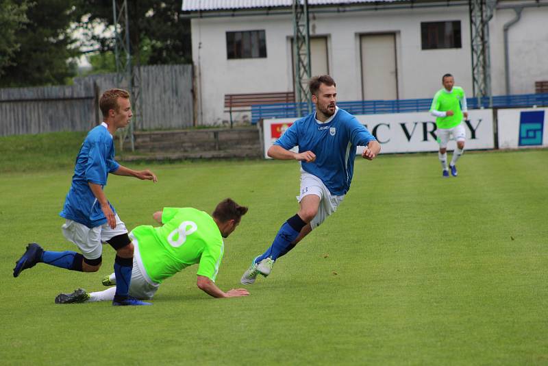 Fotbalisté Hlízova otočili duel ve Vrdech a zakončili sezonu se ziskem 70 bodů.