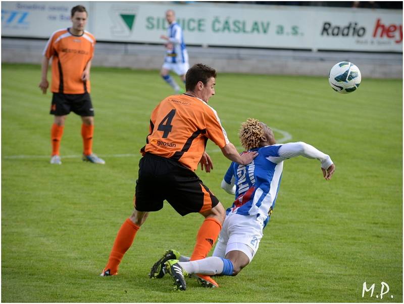 Čáslav porazila Kolín 2:0, 4. května 2014.