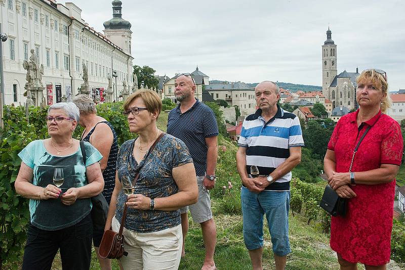 Kutnohorští vinaři symbolicky zavřeli horu.