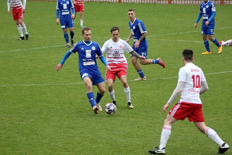 Z divizního fotbalového utkání  Kutná Hora - Kolín
