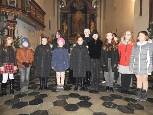 Novoroční koncert Základní umělecké školy Jana Ladislava Dusíka v kostele sv. Petra a Pavla v Čáslavi.