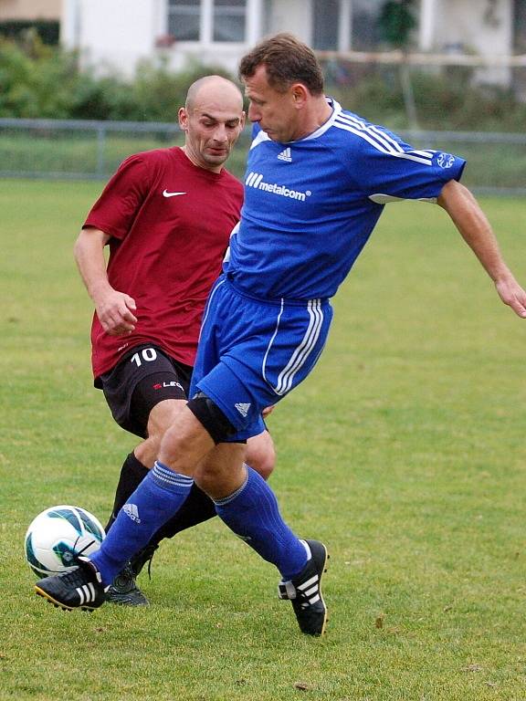 Dohrávka 7. kola okresního přeboru: U. Janovice B - Zbraslavice 2:1, 18. října 2012.