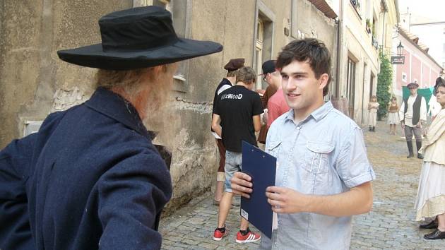 Režisér a scenárista Jaroslav Beran při natáčení snímku Sirotek.