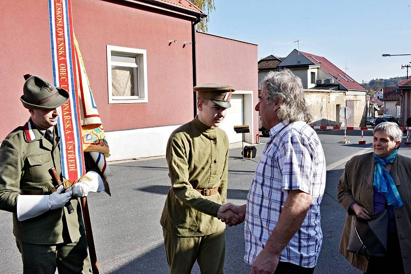 Z připomenutí výročí vzniku Československé republiky v Uhlířských Janovicích.