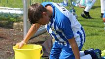 Fotbalový přípravný zápas mladších žáků U13: FK Čáslav - FK Admira Praha 13:2 (4:1, 3:1, 6:0).