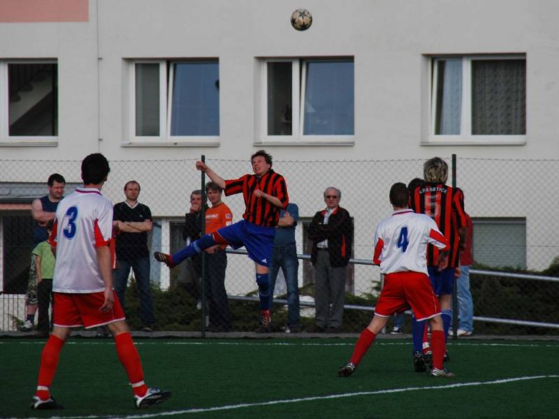 Z utkání okresního přeboru Kutná Hora B - Křesetice (3:0)