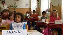 V první třídě na Základní škole na náměstí Jana Žižky z Trocnova v Čáslavi.
