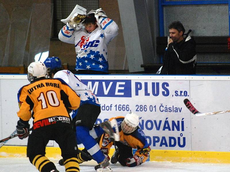 Hokej Krajský přebor dorostu: Kutná Hora - Rakovník 8:1. 6.12. 2009