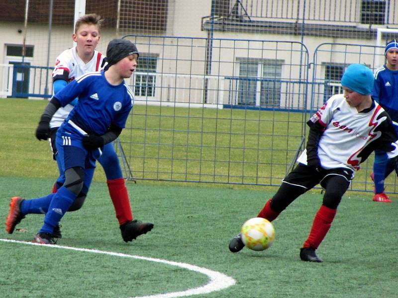 Fotbalový přípravný zápas, mladší žáci, kategorie U13+U12: FK Čáslav - SK Sparta Kolín 8:5 (1:0, 2:2, 5:3).