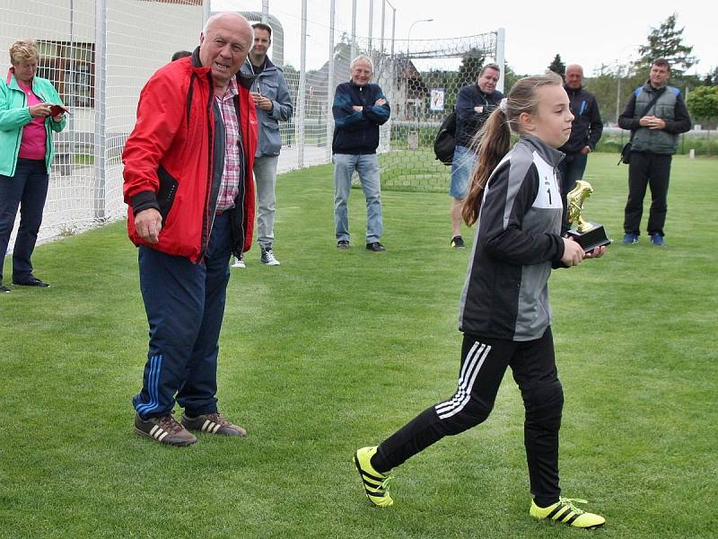 Z finálového turnaje soutěže meziokresních výběrů kategorie U11 v Horních Počaplech na Mělnicku.