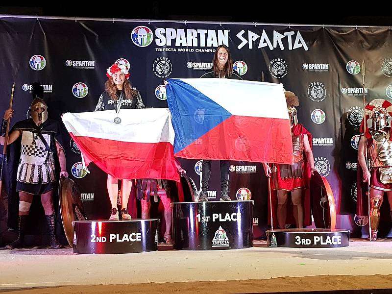 Martina Fabiánová vyhrála na MS Spartan Trifecta 2018 ve Spartě svou věkovou kategorii 25-29 let.