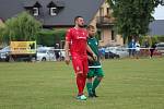 Z fotbalového utkání okresního přeboru Červené Janovice - Horní Bučice (8:2)