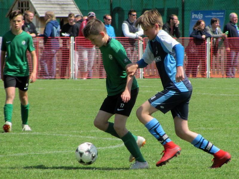 Mladší žáci FK Čáslav na 21. ročníku Memoriálu Františka Lhotáka, mezinárodním fotbalovém turnaji U12 v Malešově.