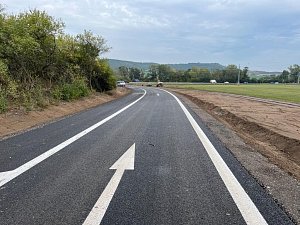 Ředitelství silnic a dálnic ČR dokončilo nový sjezd u Bezděčína.