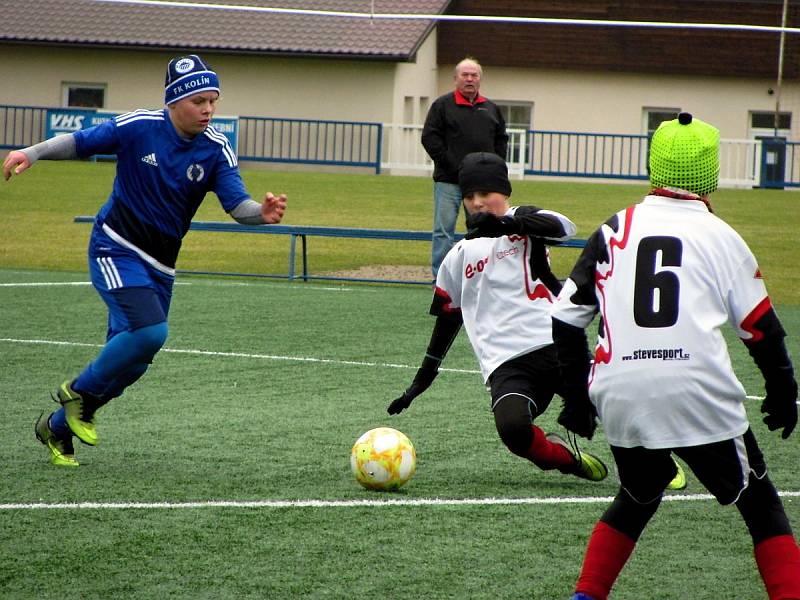 Fotbalový přípravný zápas, mladší žáci, kategorie U13+U12: FK Čáslav - SK Sparta Kolín 8:5 (1:0, 2:2, 5:3).