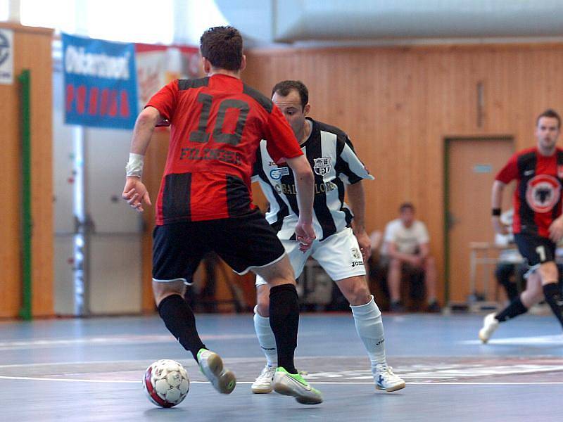 2. zápas semifinále play off Jetbull futsal ligy: Benago Zruč - Balticflora Teplice 3:10, 19. dubna 2011.