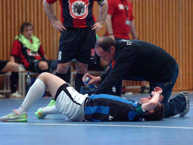 2. zápas semifinále play off Jetbull futsal ligy: Benago Zruč - Balticflora Teplice 3:10, 19. dubna 2011.