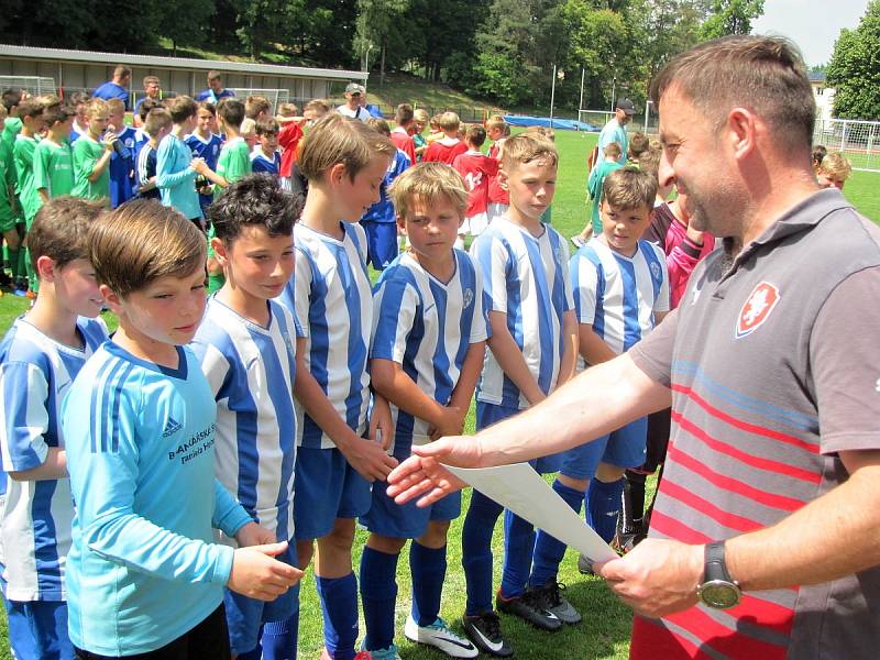 Z krajského finále okresních fotbalových výběrů v Čáslavi, kategorie U11.