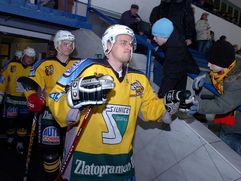 Kolín - Kutná Hora, první zápas play-off druhé hokejové ligy, 10. 3. 2010