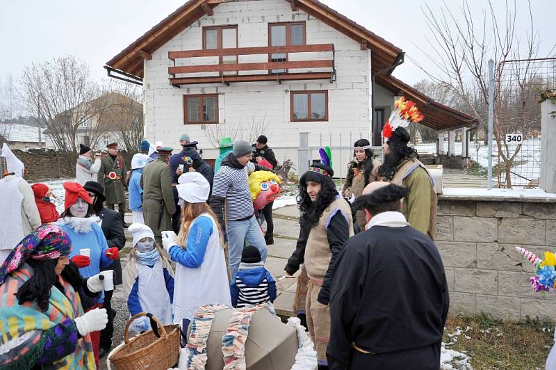 V Malešově se konal tradiční masopust